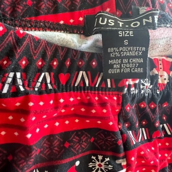 3/$15 Santa/Christmas Holiday Winter Print Patterned Leggings Lounge Pants S - Picture 3 of 4